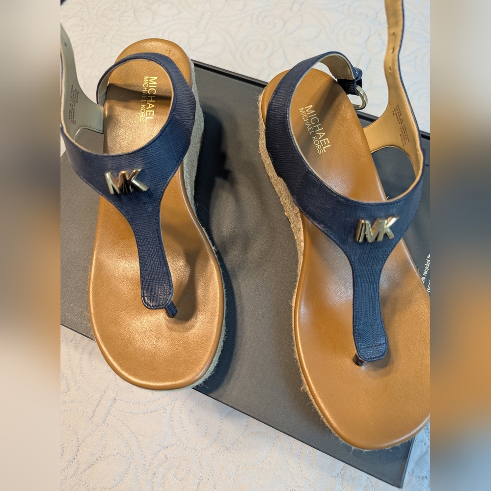 Michael Kors navy sandals